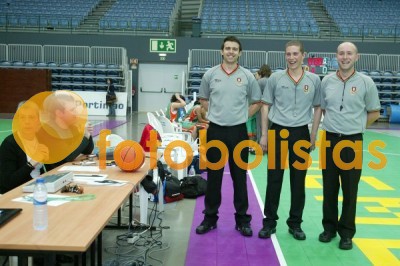 ARBITROS NA FESTA DE BASQUETEBOL EM PORTIMAO