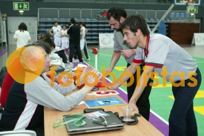 Arbitros na Festa do Basquetebol 2008 em Portimao