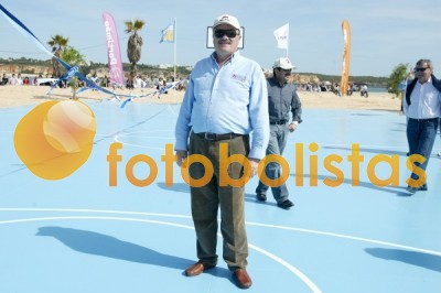 Campo na praia