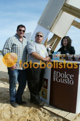 Campo na praia