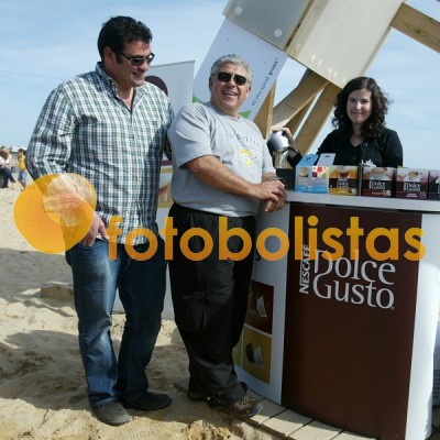 Campo na praia